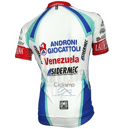 Androni Giocattoli Ropa Ciclismo Culotte Corto 2014 Hombre Mangas Cortas Blanco